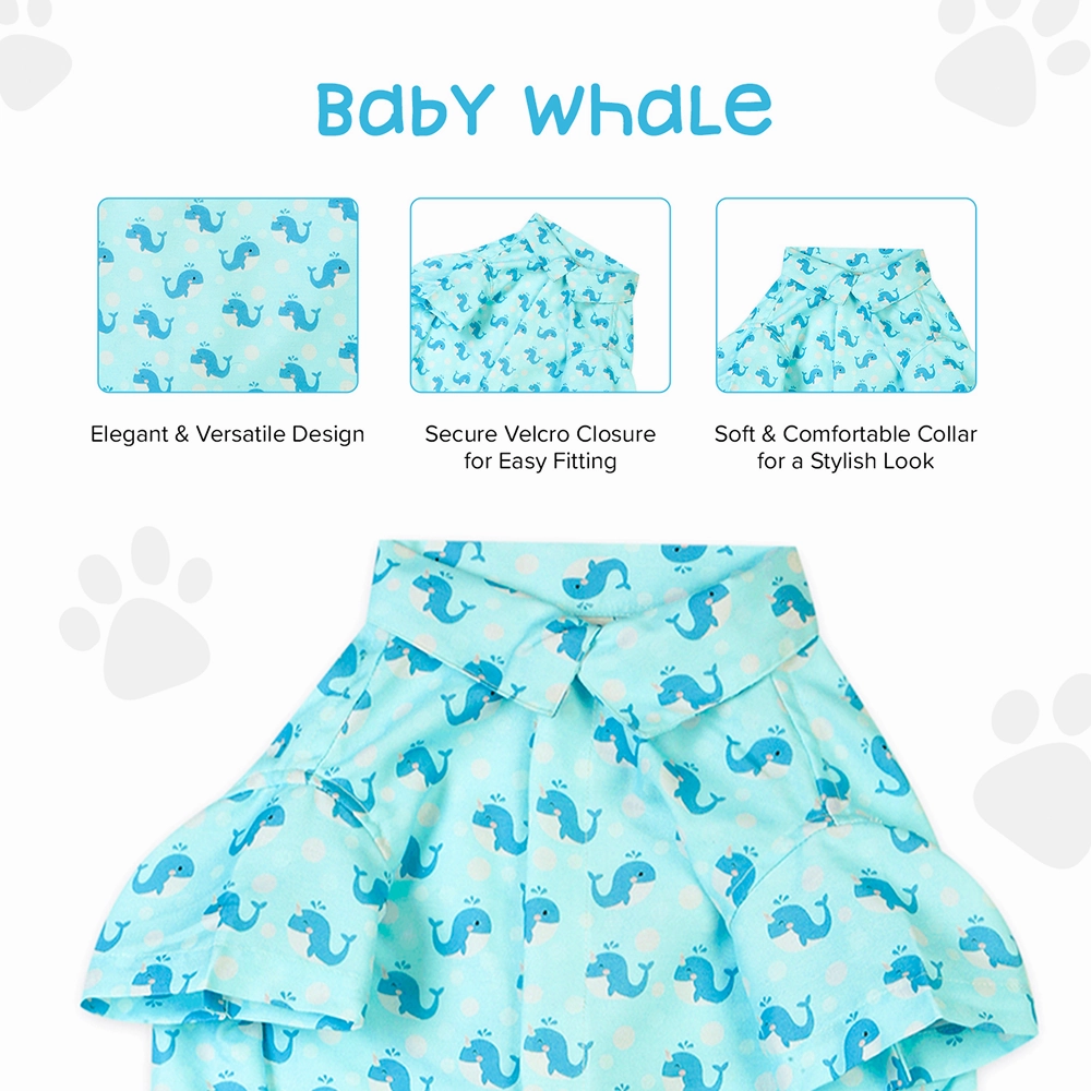 15buttons Baby Whale Shirt for Dogs