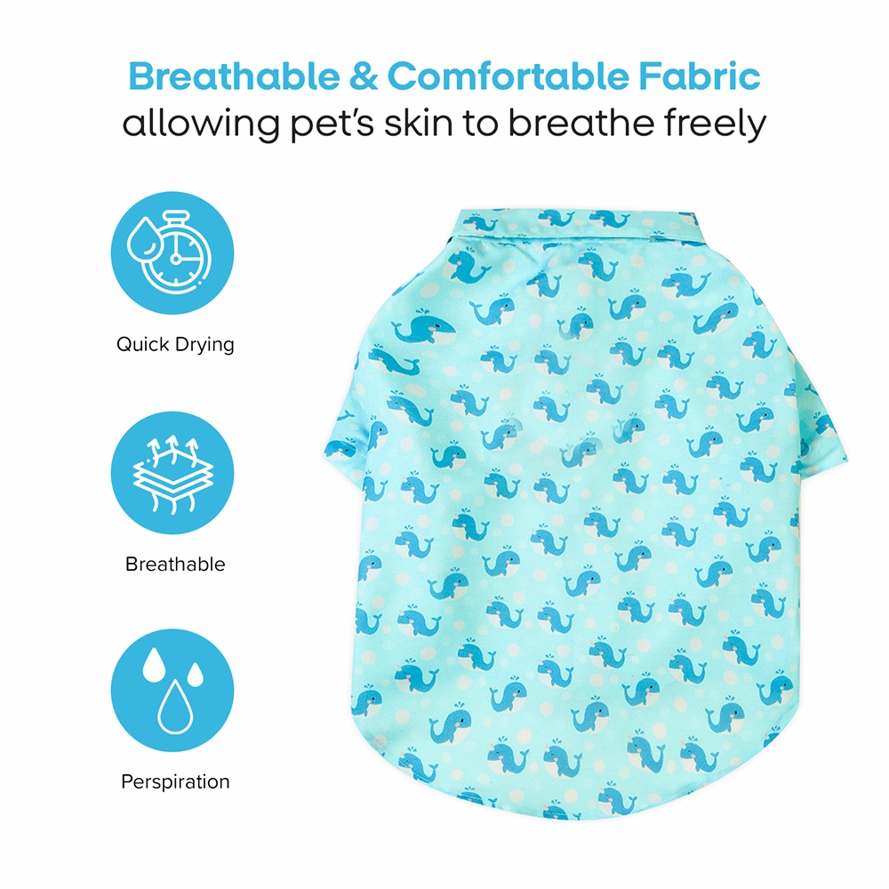 15buttons Baby Whale Shirt for Dogs