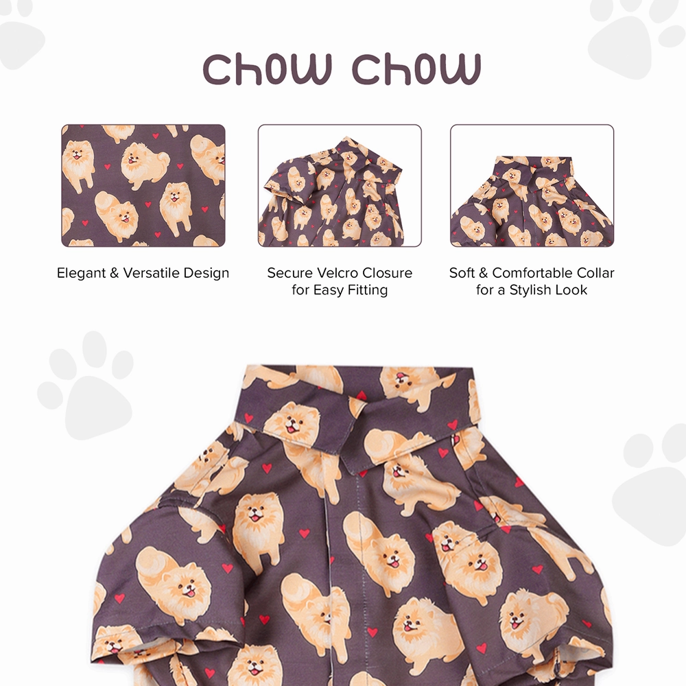 15buttons Chow Chow Shirt for Dogs