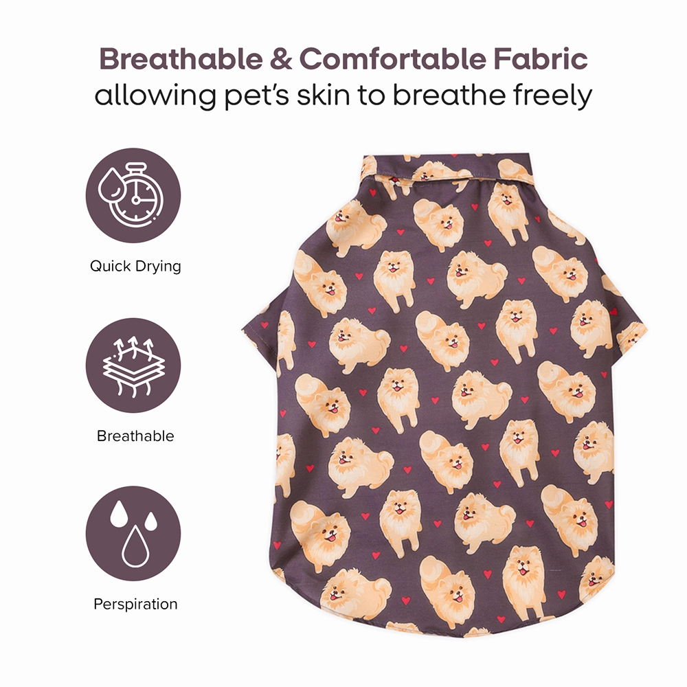 15buttons Chow Chow Shirt for Dogs