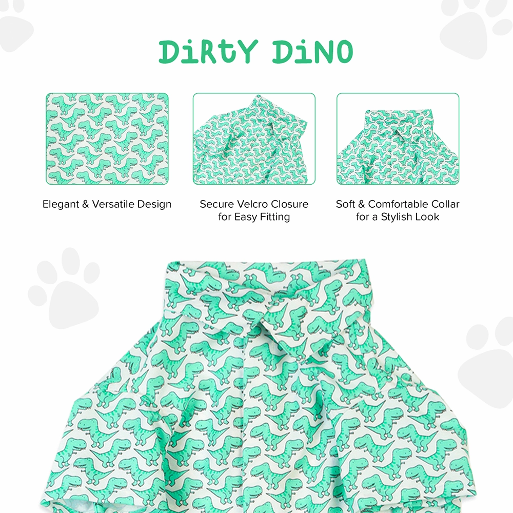 15buttons Dirty Dino Shirt for Dogs