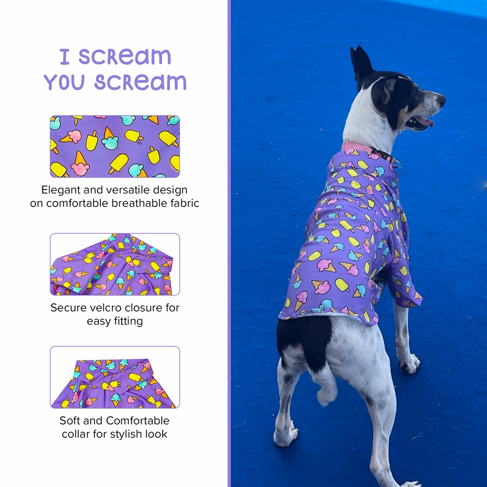 15buttons I Scream You Scream Shirt for Dogs