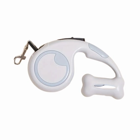 5m Retractable dog leash - Grey