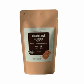 Absolut Pet High Protein Low Fat Chicken Jerky Treats for Dogs