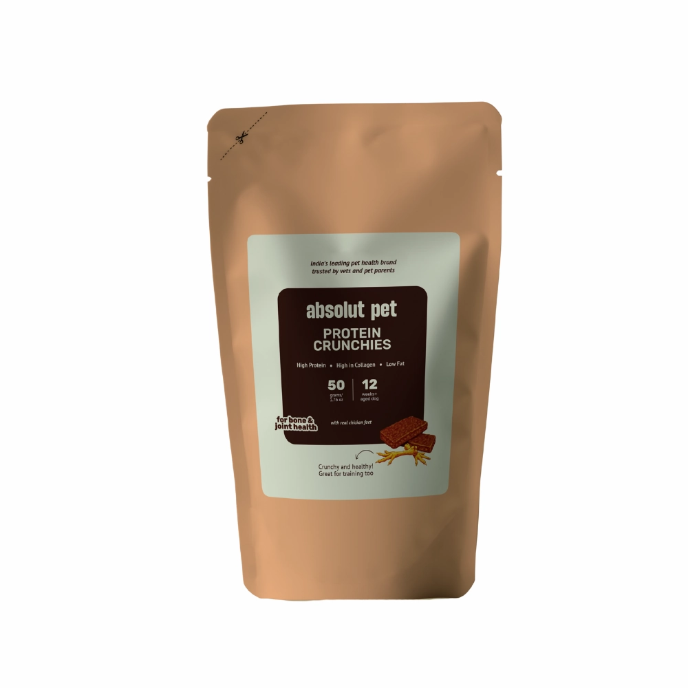 Absolut Pet Protein Bars with Dehydrated Chicken Feet Dog Treats