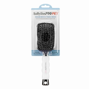 BaByliss PRO PET Bristle Paddle Dog Brush ?C Medium