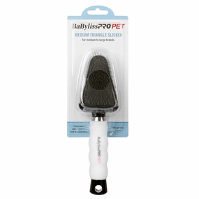 BaByliss PRO PET Triangle Slicker Dog Brush ?C Medium