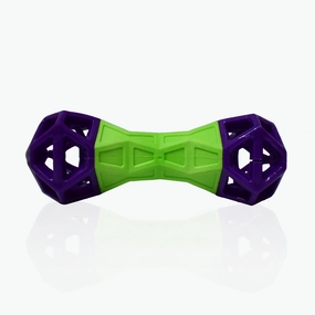 BASIL Squeaky Dumbbell with Treat Dropper