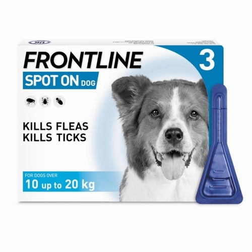 Boehringer Ingelheim Frontline Plus Tick & Flea Spot On for Medium Dogs (10kg to 20kg)
