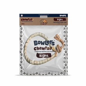 Bowlers Chewrope Bight Rope Toy for Dogs (Brown)