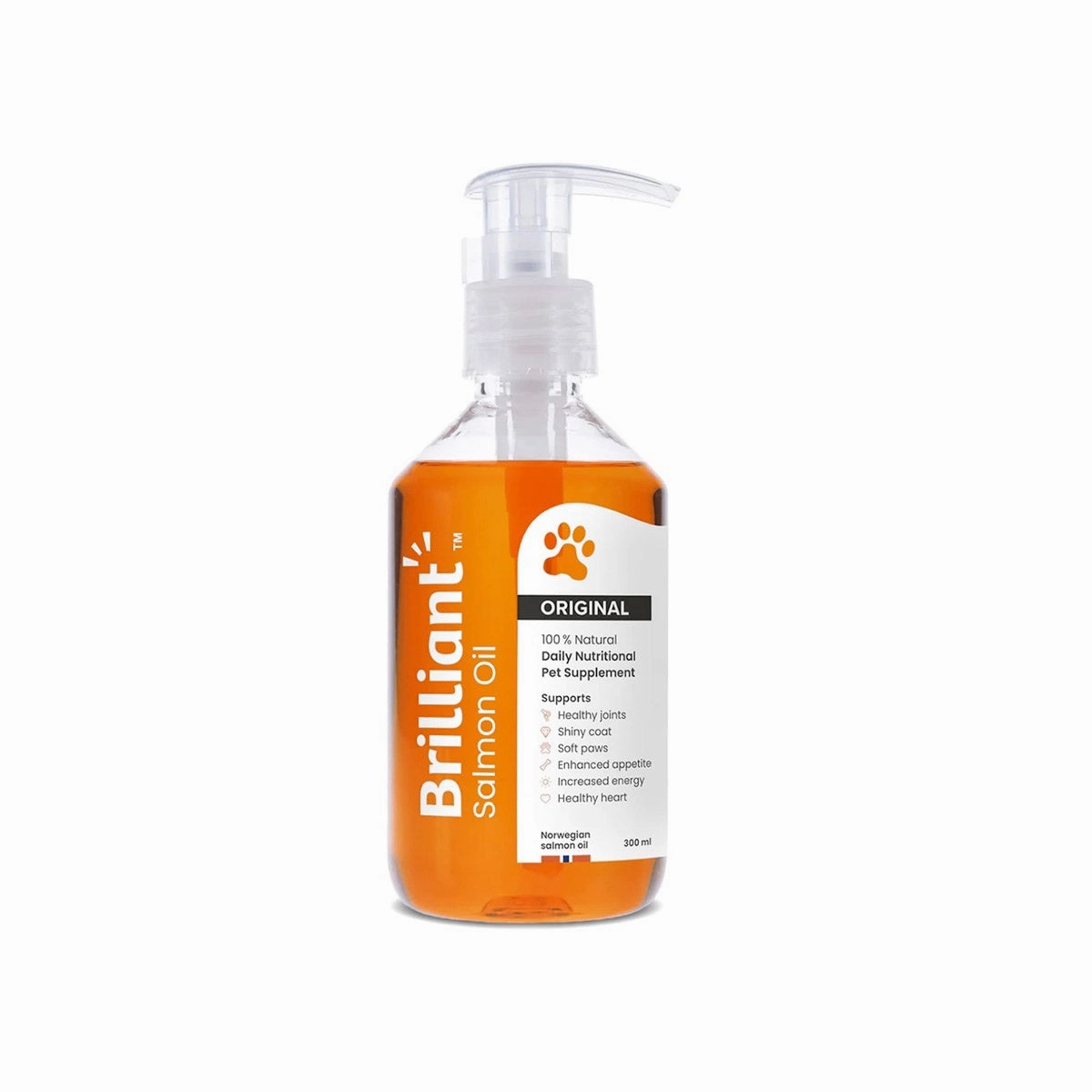 Brilliant Salmon Oil for Dogs and Cats - 300ml