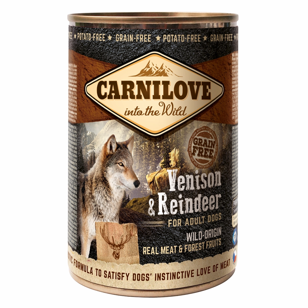 Carnilove Venison & Reindeer for Adult Dogs - 400g