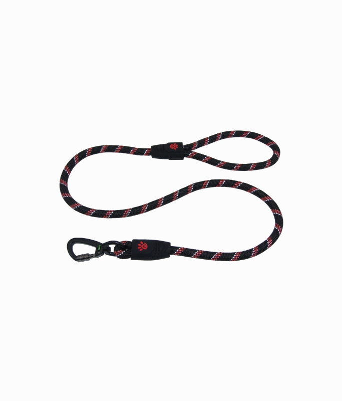 Doco 5ft Reflective Rope Leash With Click And Lock Snap