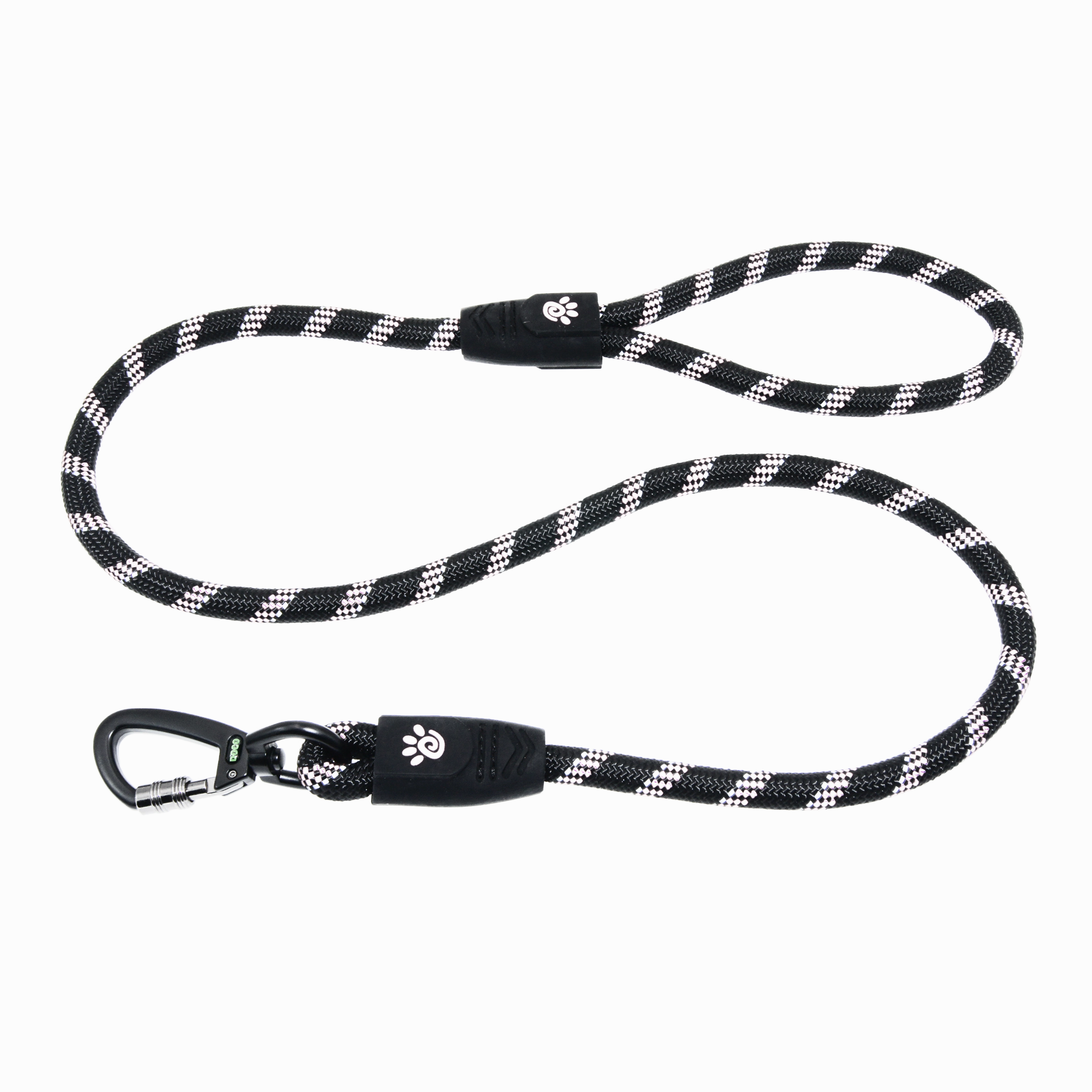 Doco 5ft Reflective Rope Leash With Click And Lock Snap