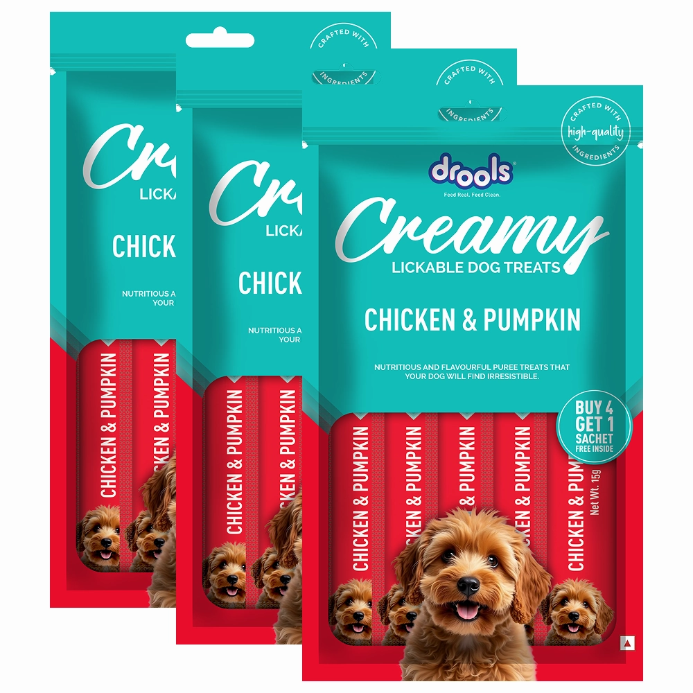 Drools Chicken & Pumpkin Creamy Dog Treats