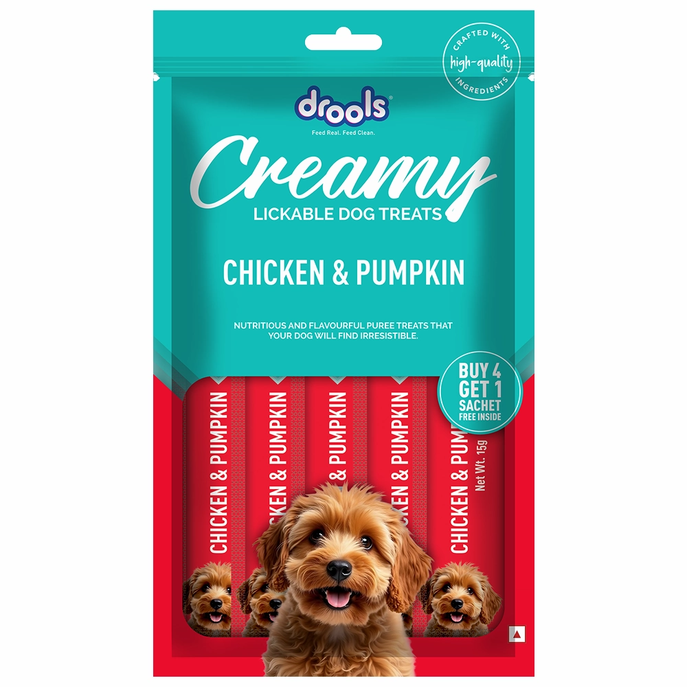 Drools Chicken & Pumpkin Creamy Dog Treats
