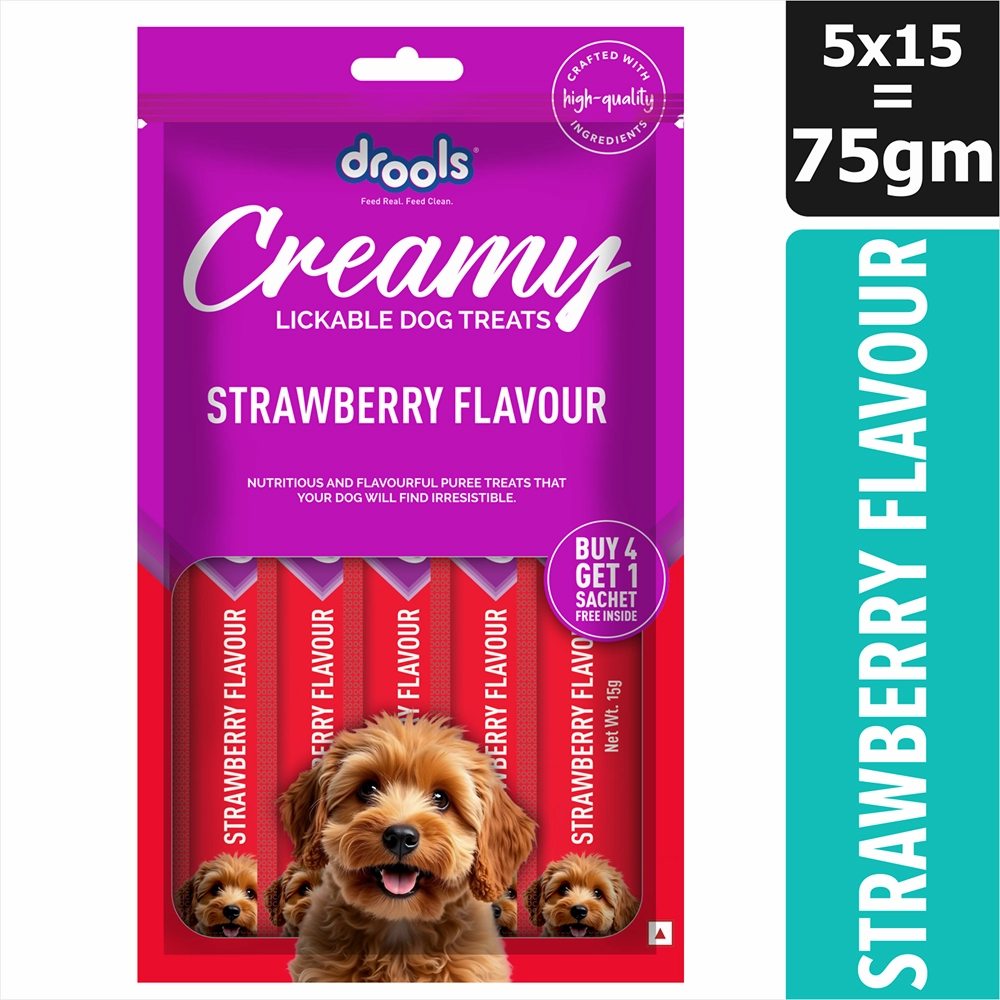Drools Strawberry Creamy Dog Treats