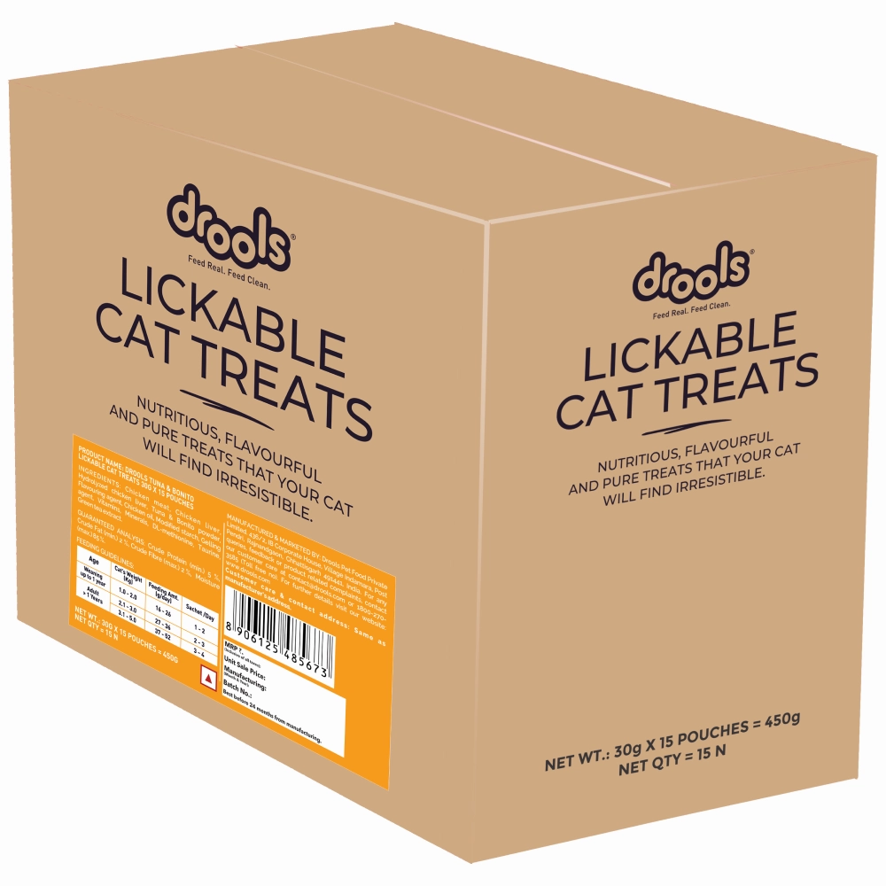 Drools Tuna & Banito Creamy Lickable Cat Treats