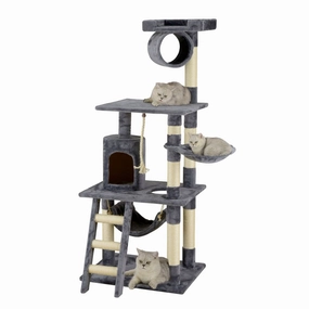 Go Pet Club 62?? Classic Cat Tree with Sisal Covered Posts