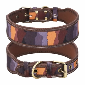 Heavy Duty Dog Collar - Brown (L)