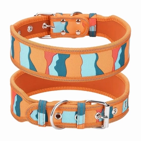Heavy Duty Dog Collar - Orange (S)