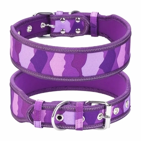 Heavy Duty Dog Collar - Purple (S)