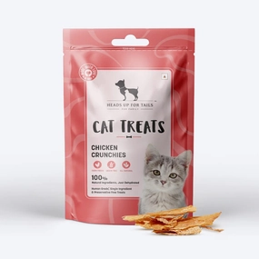 HUFT Dehydrated Chicken Crunchies Cat Treats