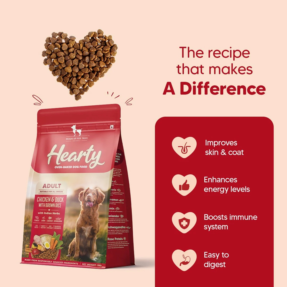 HUFT Hearty Oven Baked Chicken & Duck with Brown Rice Adult Dog Dry Food