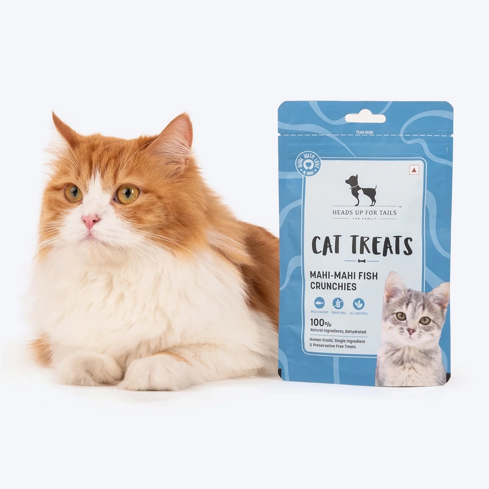 HUFT Mahi Mahi Fish Crunchies Chew Cat Treats