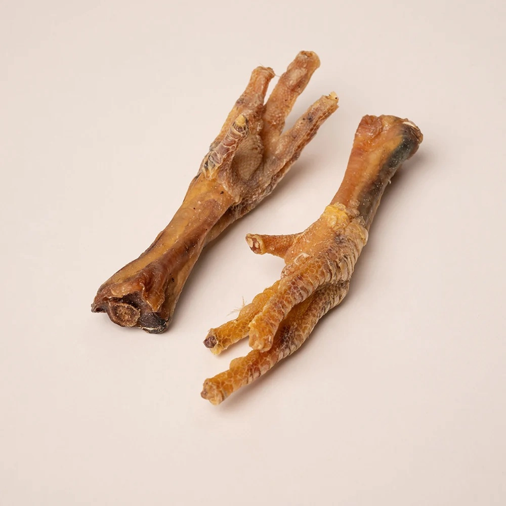 HUFT Sara's Dehydrated Chicken Feet Jerky Dog Treats