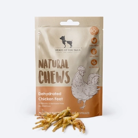 HUFT Sara's Dehydrated Chicken Feet Jerky Dog Treats