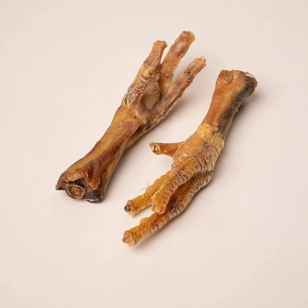 HUFT Sara's Dehydrated Chicken Feet Jerky Dog Treats