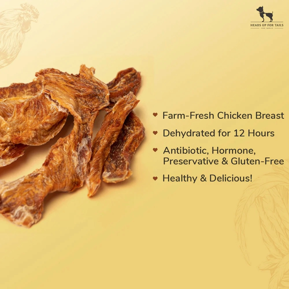 HUFT Sara's Doggie Chicken Jerky Dog Treats