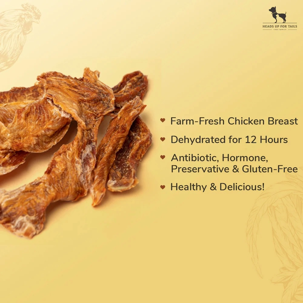 HUFT Sara's Doggie Chicken Jerky Dog Treats