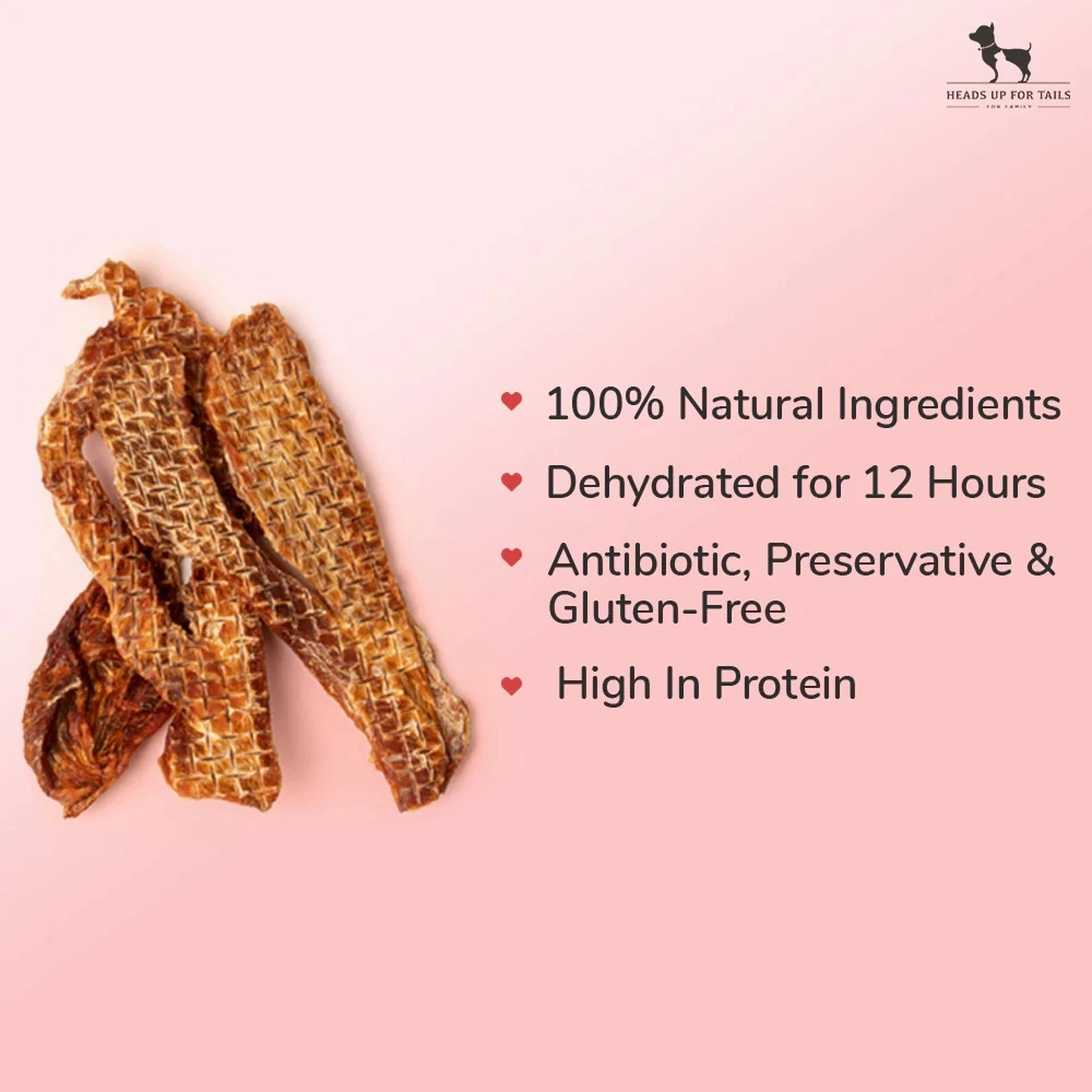 HUFT Sara's Doggie Chicken Jerky with Applesauce Dog Treats