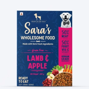 HUFT Sara's Wholesome Grain Free Lamb & Apple Dog Wet Food
