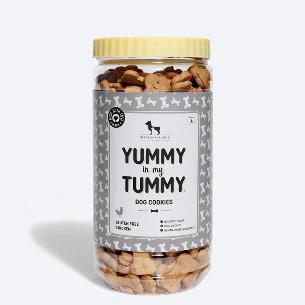 HUFT Yummy in My Tummy Gluten Free Real Chicken Cookies Dog Treats