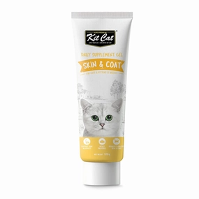 Kit Cat Daily Nutritional Supplement Gel For Cats & Kittens ?C Skin & Coat (120g)