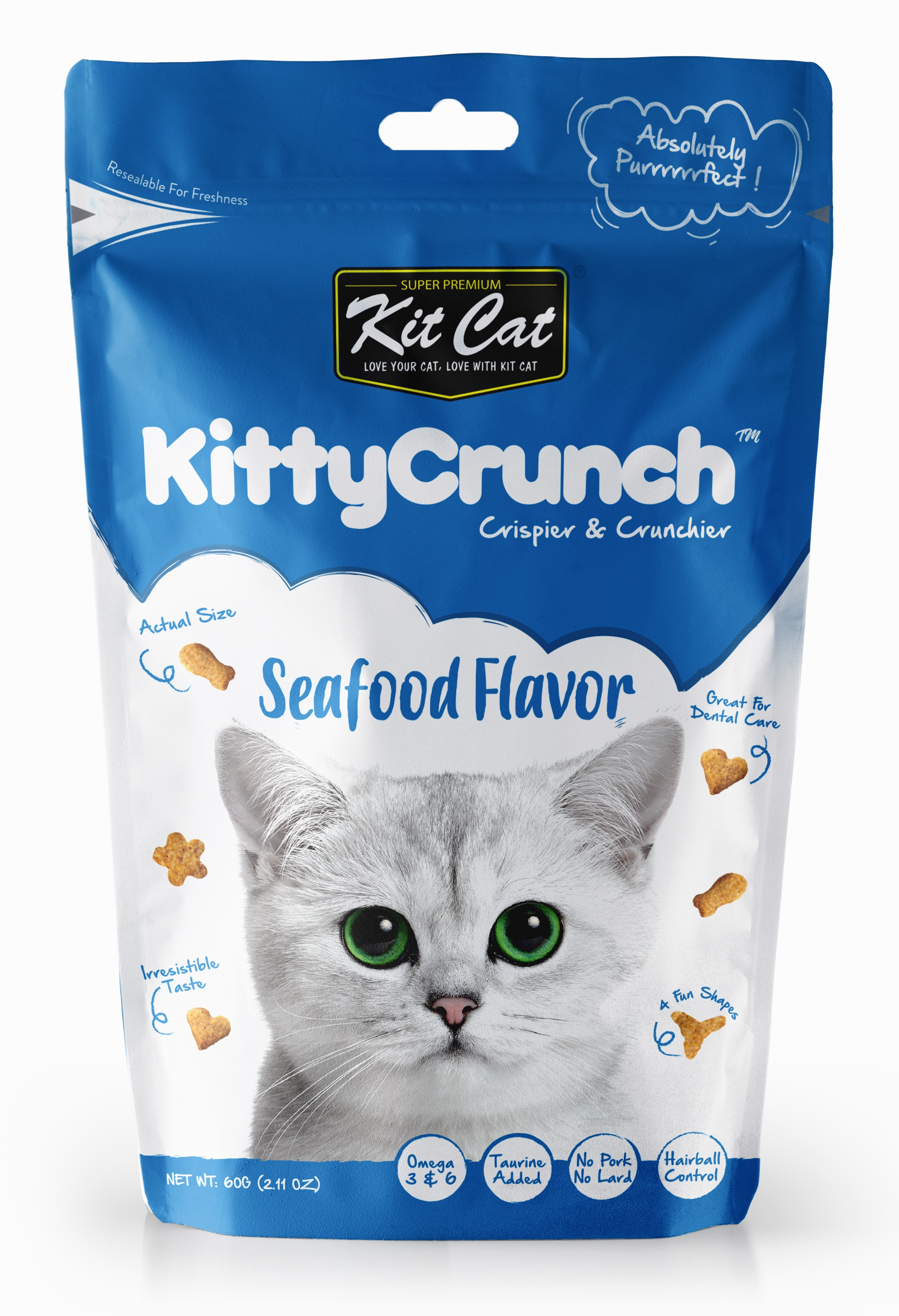 Kit-Cat Kitty Crunch Seafood Flavor