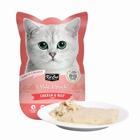 Kit Cat Petite Pouch 70g ?C Chicken & Beef