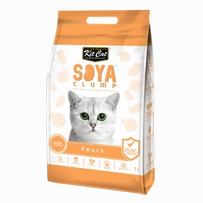 Kit Cat Soya Clump Soybean Litter ?C Peach 7L