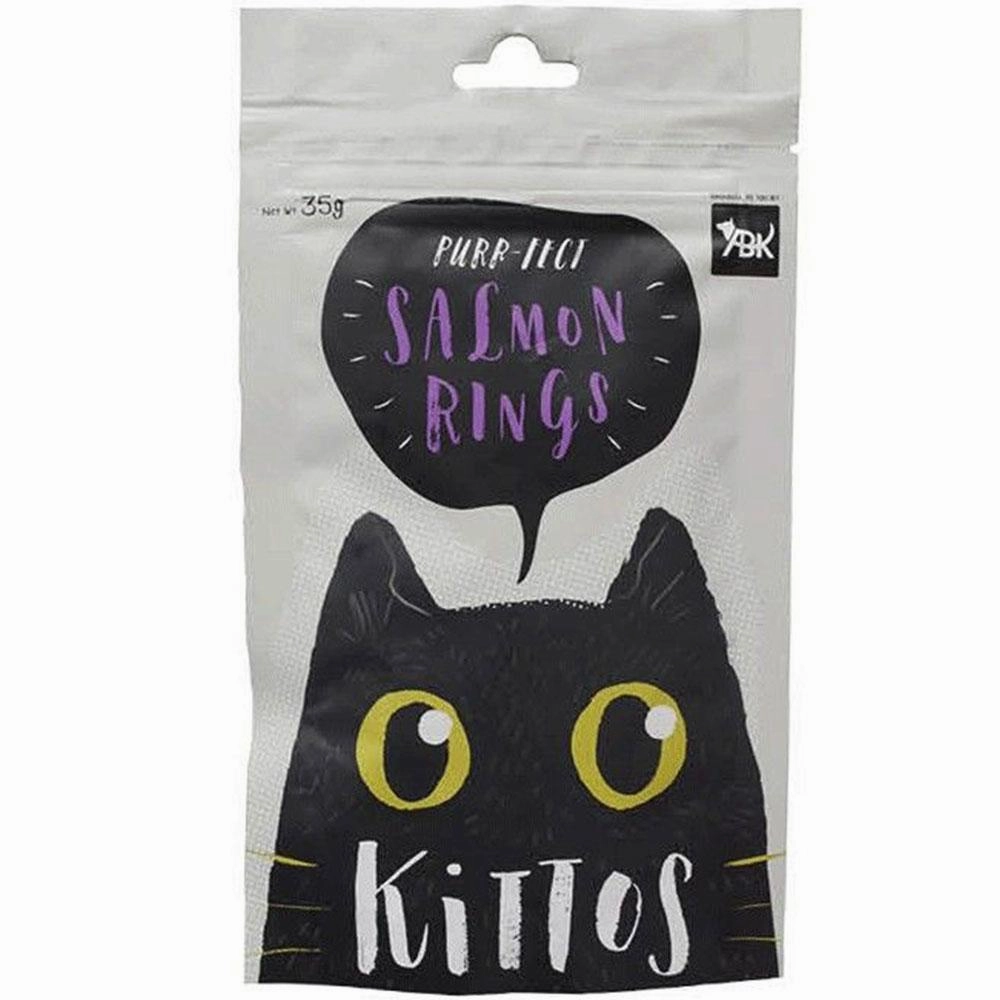 Kittos Purr Fect Salmon Rings Cat Treats (Sample)