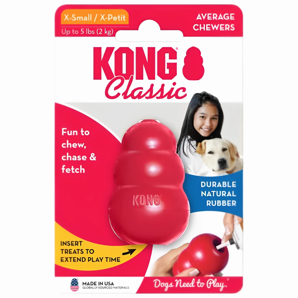 Kong Classic Toy for Dogs (Red) | For Average Chewers