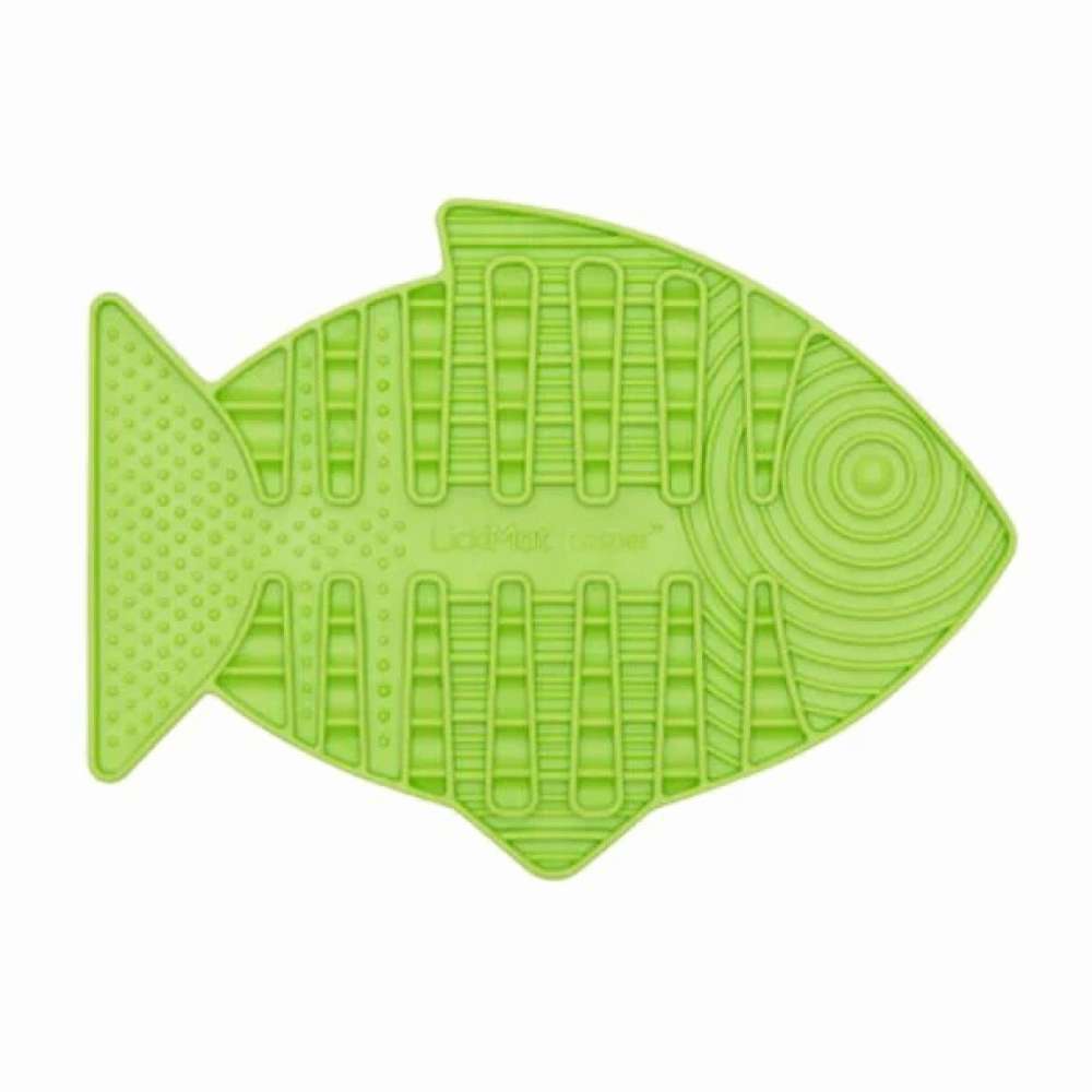LickiMat  Casper Slow Feeder for Cats (Green)
