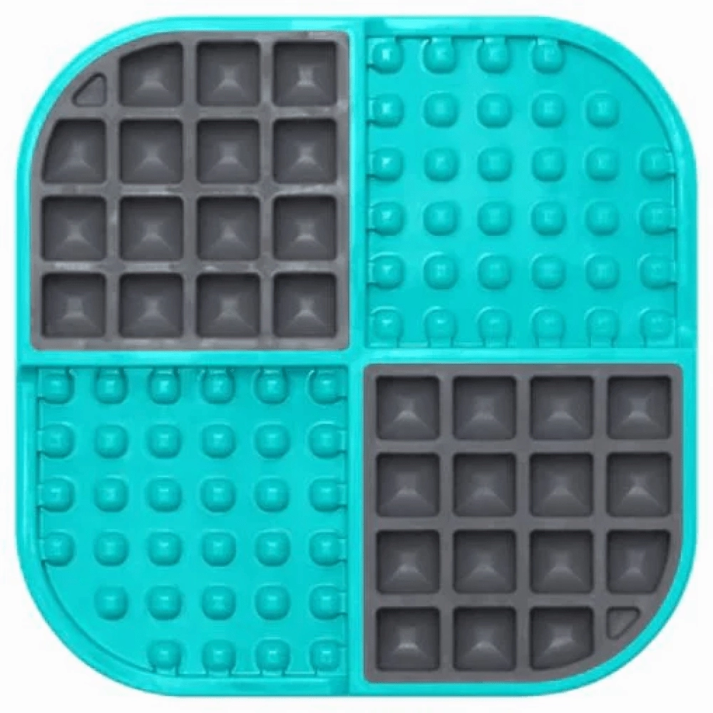 LickiMat SloMo Slow Feeder for Cats and Dogs (Turquoise)