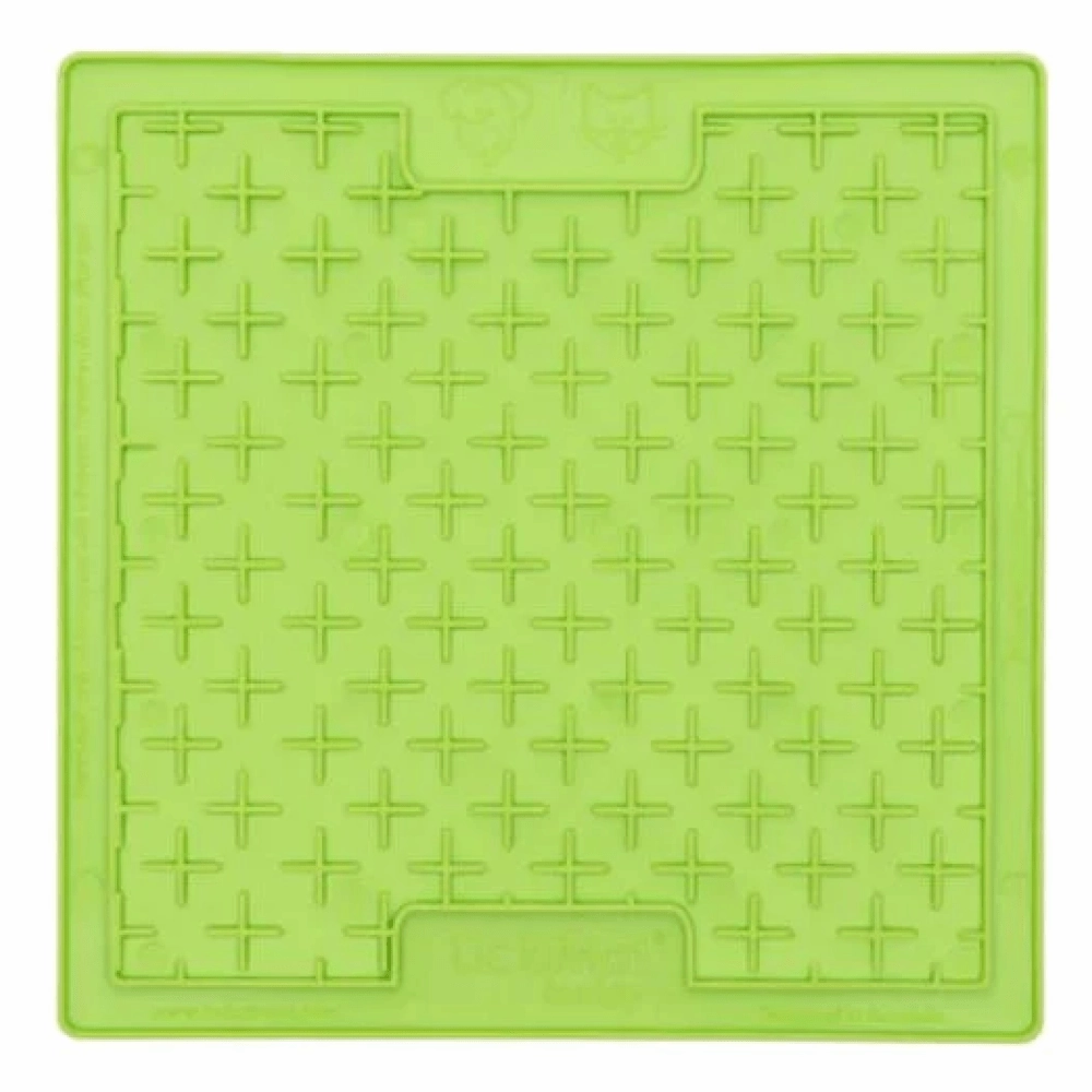 LickiMats Classic Buddy Slow Feeder for Dogs and Cats (Green)