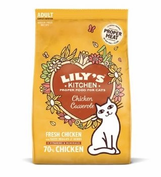 Lily's Kitchen Chicken Casserole Dry Food for Cats (800g)
