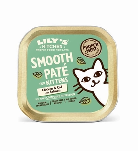 Lily's Kitchen Chicken Cod & Salmon Pat?? Kitten Wet Food (85g)