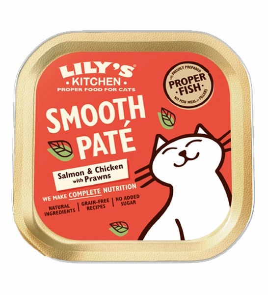 Lily's Kitchen Salmon & Chicken Pat?? Wet Cat Food (85g)