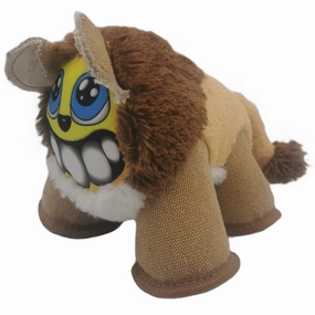 NutraPet The Fiesty Lion Squeaky Toy for Dogs (Multicolour)